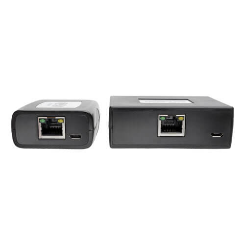 Tripp-Lite B150-1A1-HDMI | DisplayPort to HDMI over Cat5/6 Active Extender Kit, Pigtail Transmitter/Receiver for Video/Audio, 150 ft. (45 m), TAA