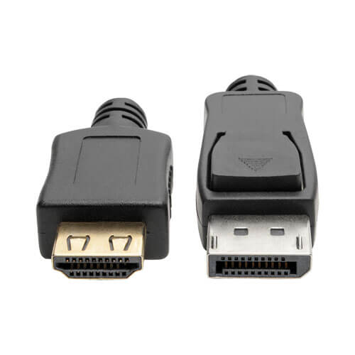 Tripp-Lite B150-1A1-HDMI | DisplayPort to HDMI over Cat5/6 Active Extender Kit, Pigtail Transmitter/Receiver for Video/Audio, 150 ft. (45 m), TAA
