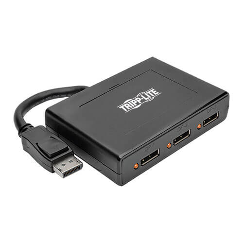 Tripp-Lite B156-003-V2 | 3-Port DisplayPort Multi-Monitor Splitter, MST Hub, 4K 60Hz UHD, DP1.2, TAA