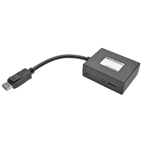 Tripp-Lite B157-002-HD | 2-Port DisplayPort to HDMI Hub, DP1.2, TAA