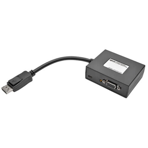 Tripp-Lite B157-002-VGA | 2-Port DisplayPort to VGA Hub, DP1.2, TAA