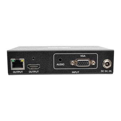 Tripp-Lite B160-001-VSI | VGA over IP Extender Transmitter over Cat5/Cat6, RS-232 Serial and IR Control, 1920 x 1440 (1080p), 328 ft. (100 m), TAA