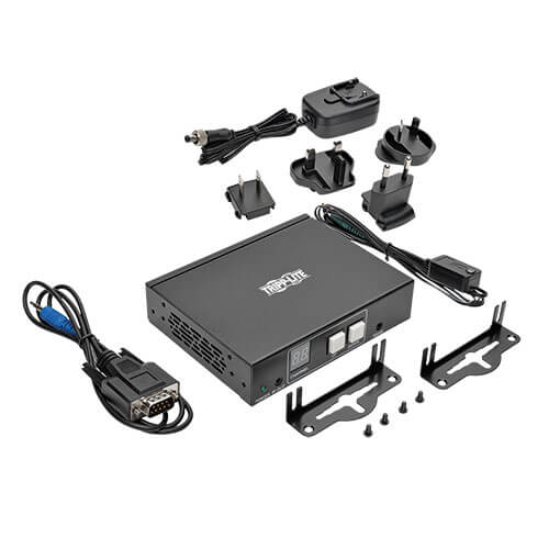 Tripp-Lite B160-001-VSI | VGA over IP Extender Transmitter over Cat5/Cat6, RS-232 Serial and IR Control, 1920 x 1440 (1080p), 328 ft. (100 m), TAA