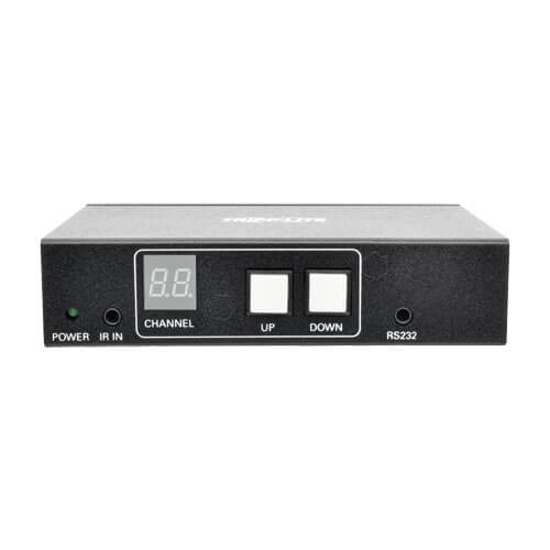 Tripp-Lite B160-100-DPSI | DisplayPort over IP Extender Receiver over Cat5/Cat6, RS-232 Serial and IR Control, 1080p 60 Hz, 328 ft. (100 m), TAA