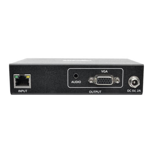 Tripp-Lite B160-100-VSI | VGA Audio + Video over IP Extender Receiver over Cat5/Cat6, RS-232 Serial and IR Control, 1920 x 1440, 328 ft. (100 m), TAA