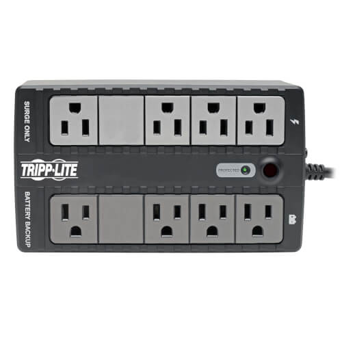 Tripp-Lite BC450 | Standby UPS 450VA 255W - 8 5-15R Outlets, 120V, 50/60 Hz, 5-15P Plug, Desktop/Wall Mount