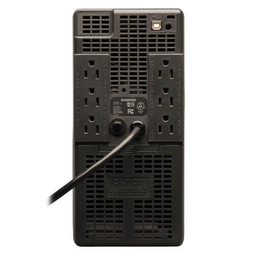 Tripp-Lite BC600SINE | PC Personal 120V 600VA 375W Standby UPS with Pure Sine Wave Output, Tower, 6 Outlets