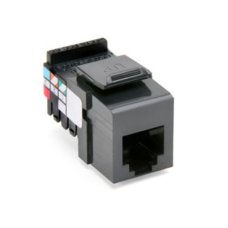 Leviton 41106-RG6 | Voice Grade QuickPort Connector, 6P6C, Grey