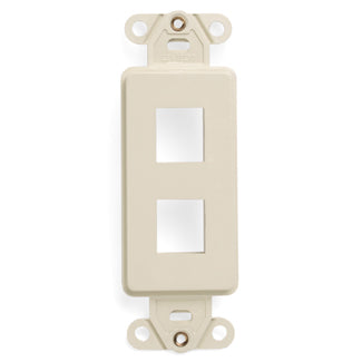 Leviton 41643-B | QuickPort Decora Insert, 3-Port, Brown