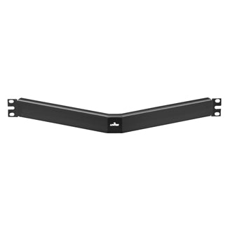 Leviton 49254-BA1 | Angled Blank Panel, 1RU
