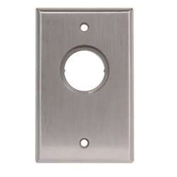 Camden Door Controls CM-1105 | Flush Mount Key Switch, Single Gang, SPST Momentary, N/C, Brushed Aluminum