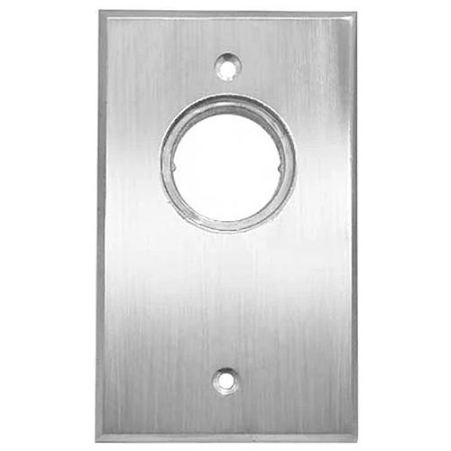 Camden Door Controls CM-1120 | Flush Mount Key Switch, Single Gang, SPDT Momentary, Brushed Aluminum