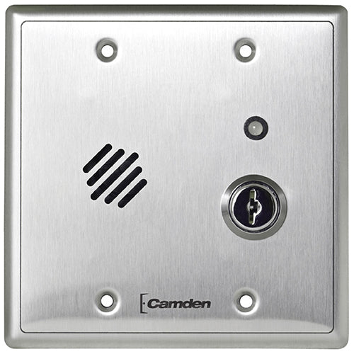 Camden Door Controls CM-CX-DA300 | Door Alarm, Relay, Reset Key, Double Gang, 12-24 VAC/DC