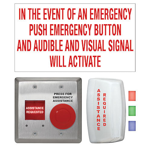 Camden Door Controls CX-WEC10BK2 - ELEC PUSHB SWCH - CX-WEC10BK2