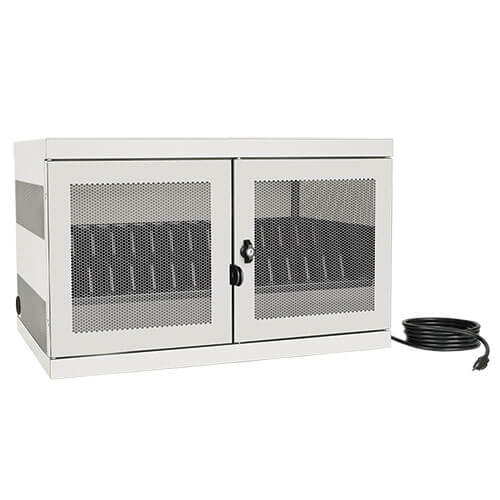 Tripp-Lite CSC16ACW | Multi-Device Charging Station, 16 AC Outlets, Chromebooks and Laptops, White