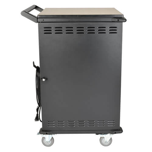 Tripp-Lite CSC36AC | Multi-Device Charging Cart, 36 AC Outlets, Chromebooks and Laptops, Black