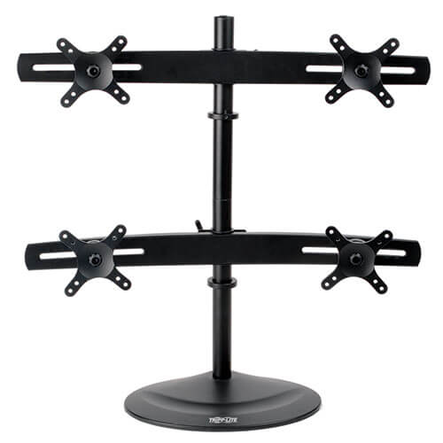 Tripp-Lite DDR1026MQ | Quad Monitor Mount Stand for 10" to 26" Flat-Screen Displays