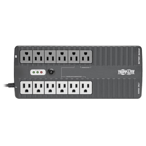 Tripp-Lite ECO750UPS | 750VA 450W Standby UPS - 12 NEMA 5-15R Outlets, 120V, 50/60 Hz, 5-15P Plug, ENERGY STAR, Desktop/Wall
