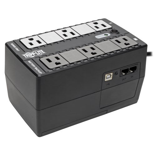 Tripp-Lite INTERNET350U | 350VA 210W Standby UPS - 6 NEMA 5-15R Outlets, 120V, 50/60 Hz, USB, 5-15P Plug, Desktop/Wall Mount
