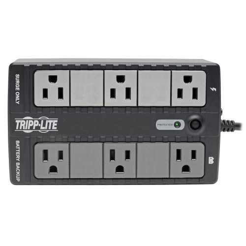 Tripp-Lite INTERNET350U | 350VA 210W Standby UPS - 6 NEMA 5-15R Outlets, 120V, 50/60 Hz, USB, 5-15P Plug, Desktop/Wall Mount