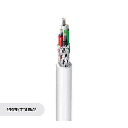Belden 83333E 0091000 | Electronic, 3 C #24 Str SPC, TFE Ins, OA SPC Brd, TFE Tape Jkt, MIL-W-16878/4 (Type E)