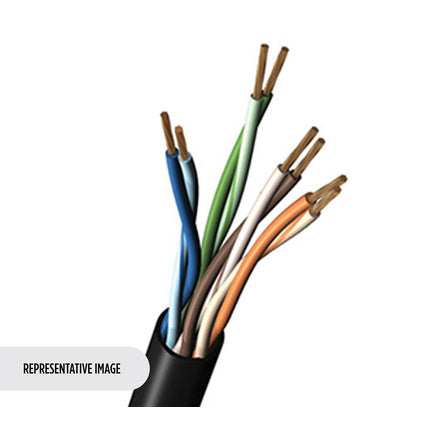 Belden 7930A 0101000 | DataTuff Cat 5e, 4 Pr #24 Str BC, PO Ins, PVC Jkt, CMX-Outdoor CMR