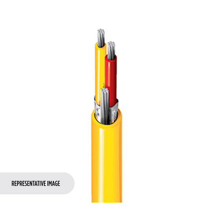 Belden 1115A 0105000 | Type JX Thermocouple, 1 Pr #16 Sol, FEP Ins Wht, Red, OS, Blk FEP Jkt, 300V PLTC CL2P 200C SUN RES