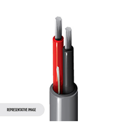 Belden 1035A 01010000 | Inst, 1 Pr #16 Str BC, PVC Ins E1, Blk PVC Jkt, 300V PLTC-ER ITC-ER CMG
