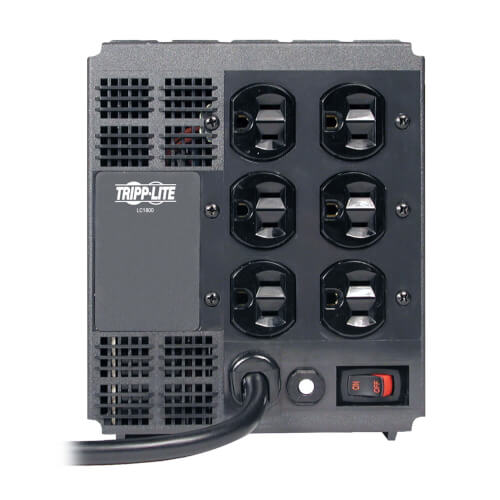 Tripp-Lite LC1800 | 1800W 120V Power Conditioner with Automatic Voltage Regulation (AVR), AC Surge Protection, 6 Outlets