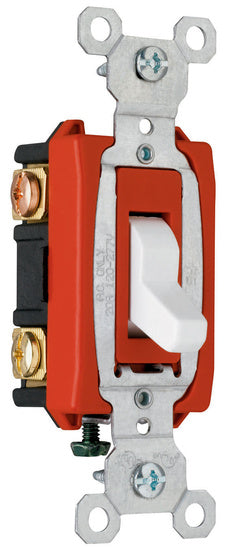 Legrand CSB20AC3-W | Pass and Seymour | Hard Use Specification Grade Switch, White