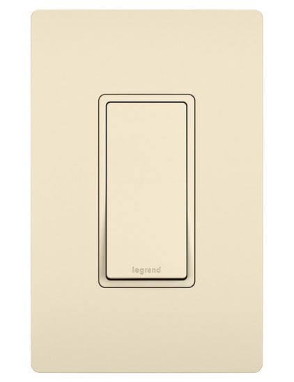 Legrand TM870-LA | Radiant Collection | Radiant 15A Single-Pole Switch, Light Almond