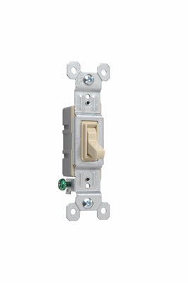 Legrand 660-IG | Pass and Seymour | TradeMaster Grounding Toggle Switch, Ivory
