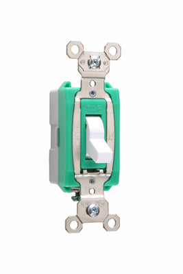 Legrand PS30AC1-W | Pass and Seymour | Industrial Extra Heavy-Duty Specification Grade Switch, White
