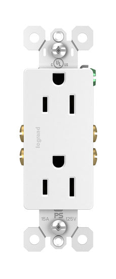 Legrand 885-W | Radiant Collection | Radiant Outlet, White