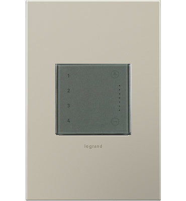 Legrand ADTHRIWHCM1 | Adorne Collection | Adorne Touch Wi-Fi Ready Scene Controller, Magnesium