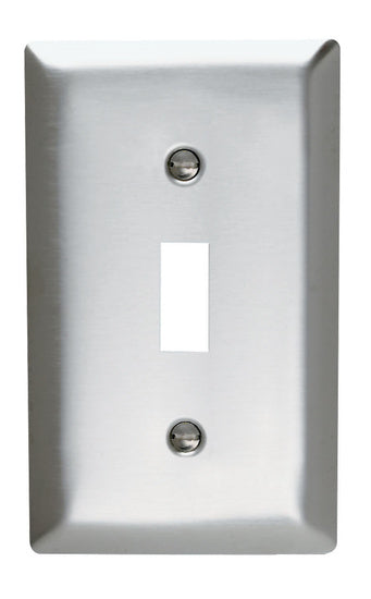 Legrand SS1 | Pass and Seymour | Toggle Switch Openings, One Gang, 302/304 Stainless Steel