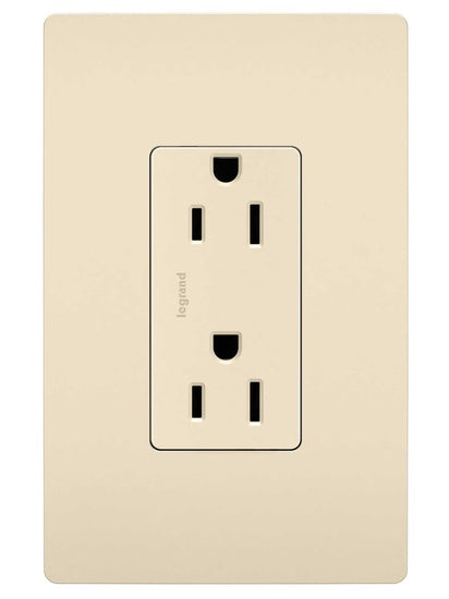 Legrand 885-LA | Radiant Collection | Radiant Outlet, Light Almond