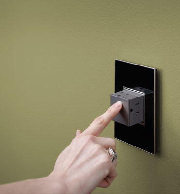 Legrand ARPTR151GM2 | Adorne Collection | Adorne 15A One-Gang Pop-Out Outlet, Magnesium