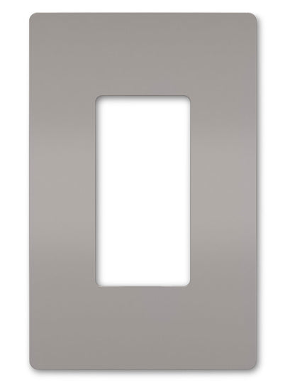 Legrand RWP26GRY | Radiant Collection | Radiant One-Gang Screwless Wall Plate, Gray