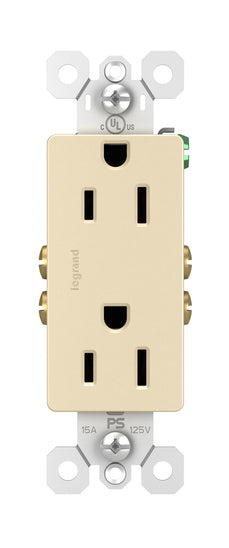 Legrand 885-I | Radiant Collection | Radiant Outlet, Ivory