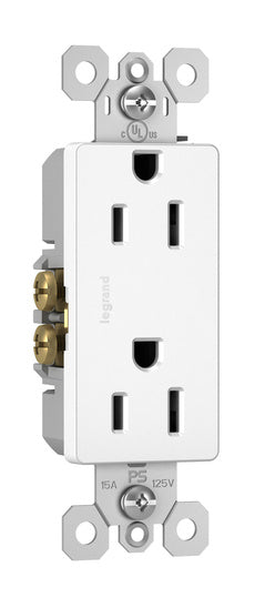 Legrand 885-W | Radiant Collection | Radiant Outlet, White