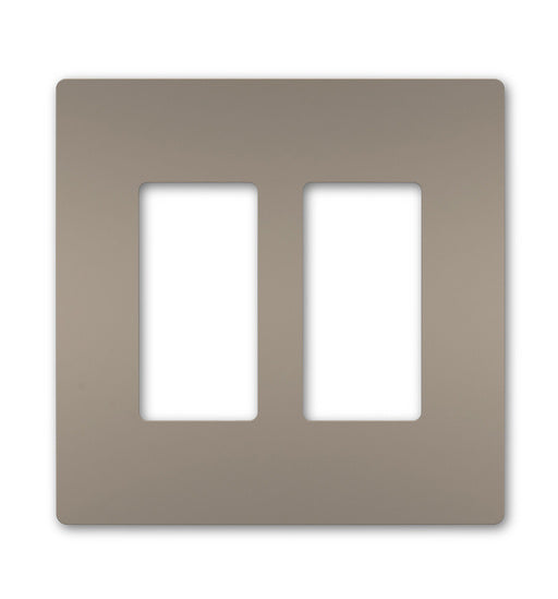 Legrand RWP262NI | Radiant Collection | Radiant Two-Gang Screwless Wall Plate, Nickel