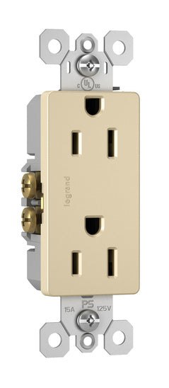 Legrand 885-I | Radiant Collection | Radiant Outlet, Ivory