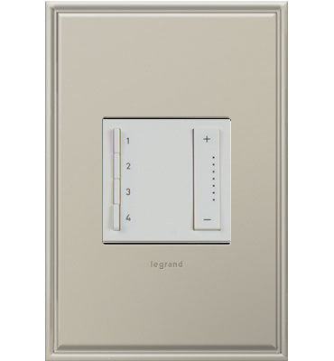 Legrand ADTPRIWHCW1 | Adorne Collection | Adorne sofTap Wi-Fi Ready Scene Controller, White