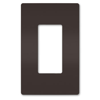 Legrand RWP26 | Radiant Collection | Radiant One-Gang Screwless Wall Plate, Brown