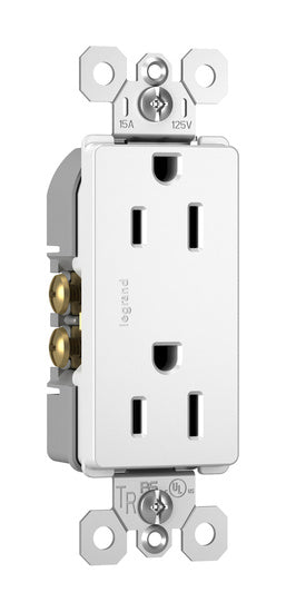 Legrand 885TRW | Radiant Collection | Radiant Tamper-Resistant Outlet, White