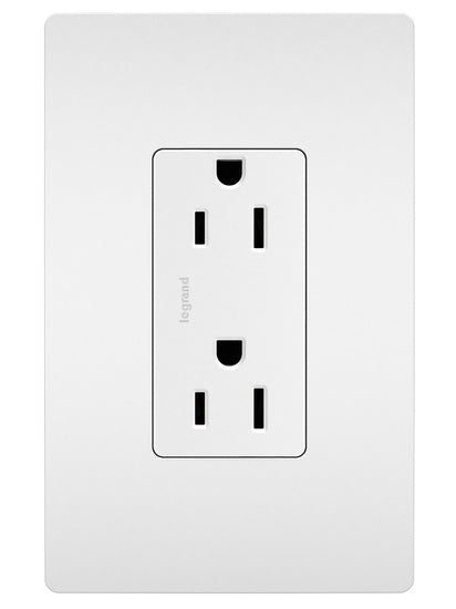Legrand 885-W | Radiant Collection | Radiant Outlet, White