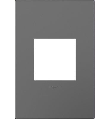 Legrand AWP1G2MG6 | Adorne Collection | Adorne Magnesium One-Gang Screwless Wall Plate
