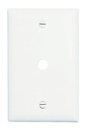 Legrand TP11-W | Pass and Seymour | Communication Plate, One Gang, White