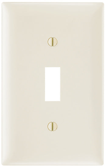 Legrand TP1-LA | Pass and Seymour | Toggle Switch Openings, One Gang, Light Almond